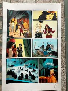 Reculé, Henri - 1 Original colour page - Les Immortels T4 - Le Second Cavalier - 2004 | Catawiki