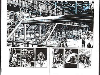 WALKING DEAD Issue #105 Double Page Spread | ComicConnect