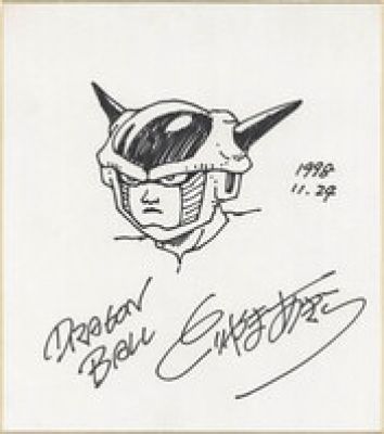 Akira Toriyama hand written shikishi "Dragon Ball" Frieza | Mandarake (Big Web)