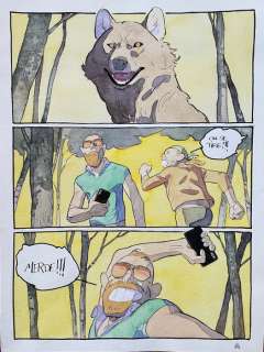 Merwan - 1 Original colour page - Metal Hurlant - e-Balade - 2021 | Catawiki