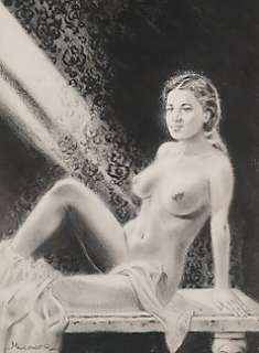 Mounier, Alain - 1 Original drawing - Nu - 2002