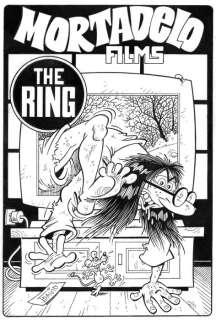Redo, Jordi David - Original drawing - Clever and Smart - The Ring (Film, 2002) | Catawiki
