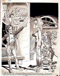 Bill Ward - Original Art for Cracked Magazine Complete 6-Page story. (Globe Communications, early 1980‘s). This -
