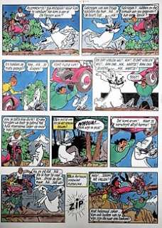 Geerts, Paul - 1 Original page - Suske en Wiske 166 - De Maffe maniak - 1976