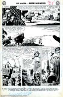 Alex Toth - Original Art Panel Page #5 for Rip Hunter...Time Master #6 (DC, 1962). Alex Toth is unquestionably -
