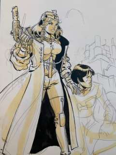 Meynet, Félix - 1 Original preliminary drawing - Science-Fiction | Catawiki