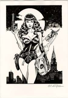 Formosa, Gil - 1 Original drawing - Rocketeer - Betty - 2024 | Catawiki