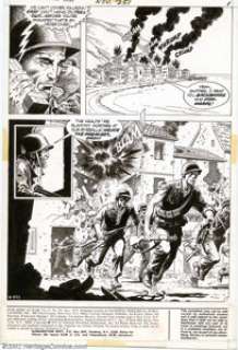 Russ Heath - Original Art for Our Army at War #251, Complete 14-page Story, "The Iron Major" (DC, - | Heritage
