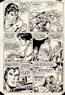 Irv Novick Pablo Marcos - superman special #3 p 40 (superman in every panel saves kandor & kills amazo in best battle of story! ) 1983