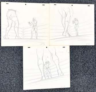 Kick No Oni (キックの鬼ー, Kikku no Oni) Suite de trois… | ArtFlow Enchères