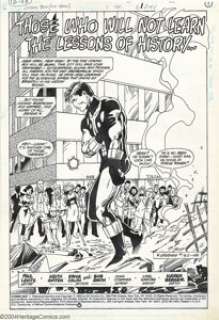 Keith Giffen, Ernie Colon, and Bob Smith - Original Art for Cosmic Boy #1, pages 1-7 (DC, 1986). The headstrong -