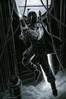 GREG HILDEBRANDT BOBA FETT BB Other Comic Art