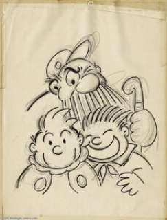 Rudolph and John Dirks - Original Artwork, Correspondences, and Memorabilia (various dates). A very interesting -