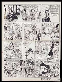 Jippes, Daan - 1 Original page - Bernard Voorzichtig - Twee voor thee - 1969