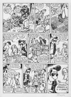 Frank Margerin | Ya plus de jeunesse - un temps de chien - Planche 1 | De l’art sur la planche