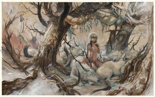 Saverio Tenuta - Aki Illustration originale - Izunas