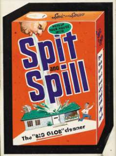 Norman Saunders (attributed) - Wacky Packages "Spit and Spill" Trading Card Illustration Original Art - | Heritage
