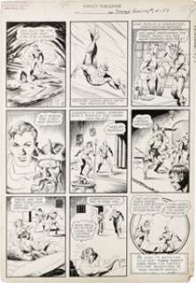 Rafael Astarita - Master Comics "Captain Venture" Page Original Art (Fawcett, circa 1941). This page -