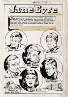Harley Griffiths - Classics Illustrated #39, Complete 52-page Story "Jane Eyre" Original Art -