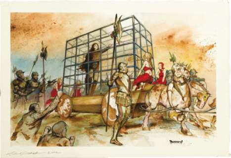 Michael Dubisch - "Logain Ablar" Illustration Original Art (Wizards of the Coast, 2002). Although -