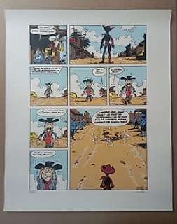 Morris - 1 Silkscreen - Lucky Luke - Billy-the-Kid - (années 1990) | Catawiki