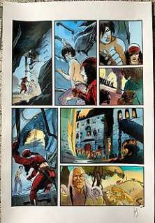 Reculé, Henri - 1 Original colour page - Les Immortels T4 - Le Second cavalier - 2003 | Catawiki