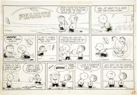Charles Schulz - Peanuts Sunday Comic Strip Original Art, dated 3-01-59 (United Feature Syndicate, 1959).  - | Heritage
