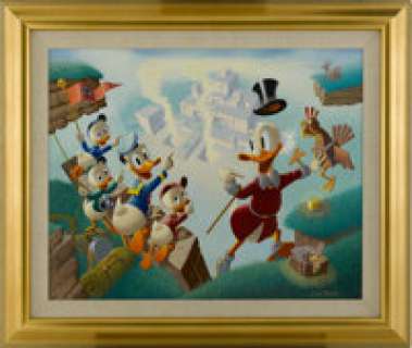 Carl Barks - "Return To Plain Awful" Oil Painting Original Art (1989).   Carl Barks’ "Return to - | Heritage