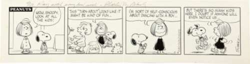 Charles Schulz - Peanuts Daily Comic Strip Original Art, dated 12-3-70 (United Feature Syndicate, 1970). - | Heritage