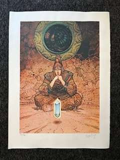 Moebius - 1 Silkscreen - Starwatcher 9 - 1999 | Catawiki