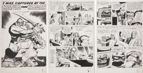 Jack Kirby and Dick Ayers Tales to Astonish #25 Complete 7-page Story Original Art (Marvel, 1961). The -