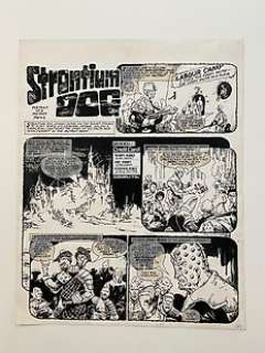 Ezquerra, Carlos - 1 Original page - Strontium Dog - Portrait of a Mutant part 8 - Title page - 1981 | Catawiki