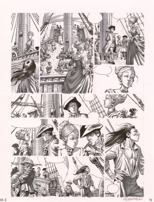 Guérineau | L’ombre des lumières tome 2 Dentelles et wampun | Galerie Champaka