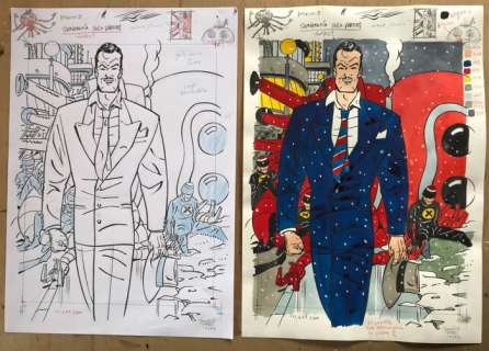 Torres, Daniel - 2 Original colour drawing - Roco Vargas - 1985 | Catawiki