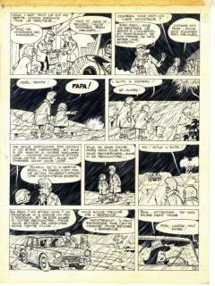 Will & Goscinny | Will & Goscinny Record & Veronique Planche originale n°3 Ã  l’encre de chine | Cornette de St Cyr