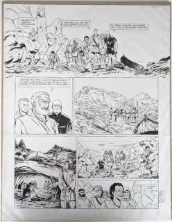 Lalor, Miguel - 1 Original page - Le Dernier templiers T3 - L’Église engloutie - 2010 | Catawiki