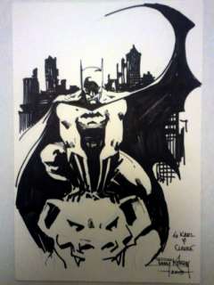Barry Kitson, Barry Kitson | Barry Kitson - Batman Over Gotham City | ComicArtFans Classifieds