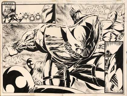 Rob Liefeld Karl Altstaetter - Shadowhawk 0 - Double Page Splash