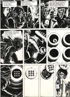 Giménez, Juan - 1 Original page - Ciudad : Auto Supermarket - 1982