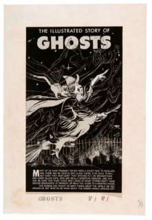 "THE ILLUSTRATED STORY OF GHOSTS" INTERIOR ORIGINAL ART FOR WHOLE 64-PAGE COMIC BOOK. | Hake’s