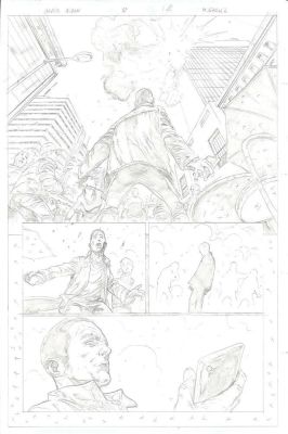 Lot 482 - Manuel Garcia (1974) Black Widow #8 page 18 Planche originale à la… | misc / divers