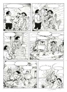 Bosschaert, Jan - 1 Page originale - Sam 10 - Aan de grond - 2008 | Catawiki