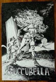 Pontet, Cyril - 1 Original drawing - Chroniques de la Lune Noire - Succube, hommage à Barbarella - 2024 | Catawiki