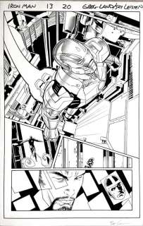 Land, Greg / Leisten, Jay - 1 Original page - Iron Man vol. 5 #3 - 2013 | Catawiki