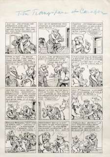 Dansler | Â«Frangipane et CarafonÂ». Un planche Ã  l’encre de Chine pour cette | Tessier Sarrou