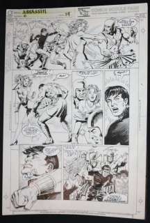 Alfredo Alcala, Robb Phipps - 13: Assassin Comics Module #6 P.14 - Action - 1991 Signed