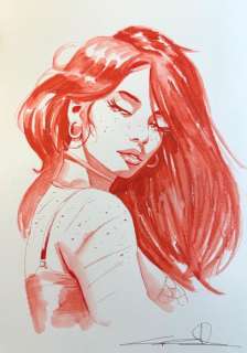 Candita, Giuseppe - 1 Original drawing - Red Sonja - 2024