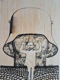 Pinter, Ferenc - 1 Original drawing - Varsavia - 1980 | Catawiki