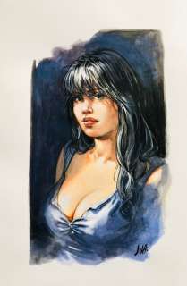 Jula, Andrea - 1 Original colour drawing - Druuna - Ritratto | Catawiki