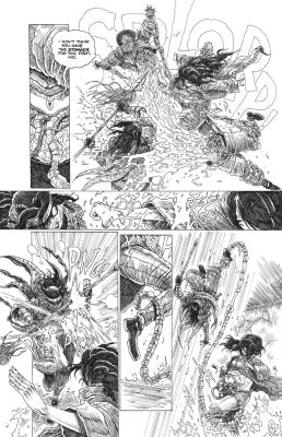 James Stokoe | Orphan and the Five Beasts: Bath of Blood Issue #4, Page 06 | Marley Zarcone / James Stokoe